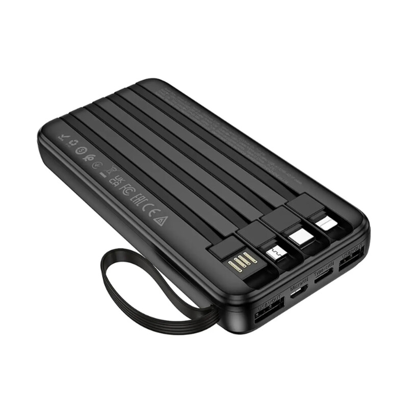Универсальная мобильная батарея Borofone BJ76 Smart 10000mAh, 10W Black (6941991120046)