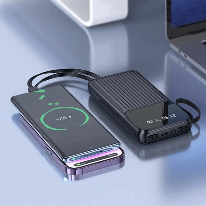 Универсальная мобильная батарея Borofone BJ76 Smart 10000mAh, 10W Black (6941991120046)