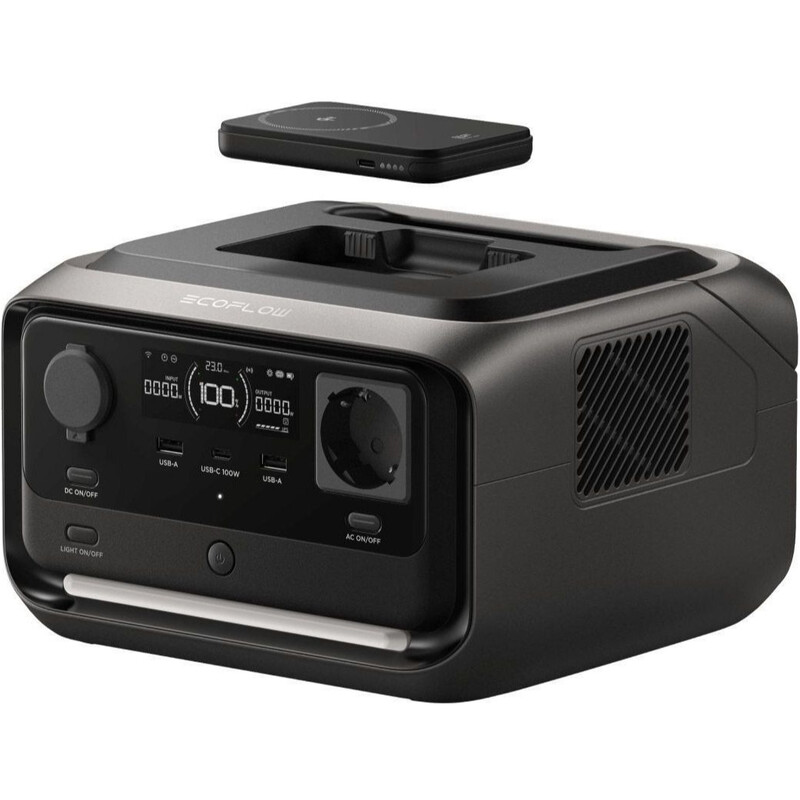 Зарядная станция EcoFlow RIVER 3 Max Plus Wireless (EFRIVER3MP-Wireless-EU-CBOX)