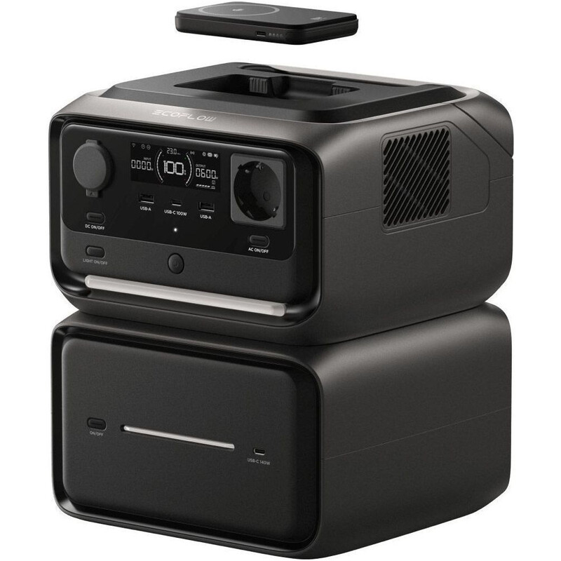 Зарядная станция EcoFlow RIVER 3 Max Plus Wireless (EFRIVER3MP-Wireless-EU-CBOX)
