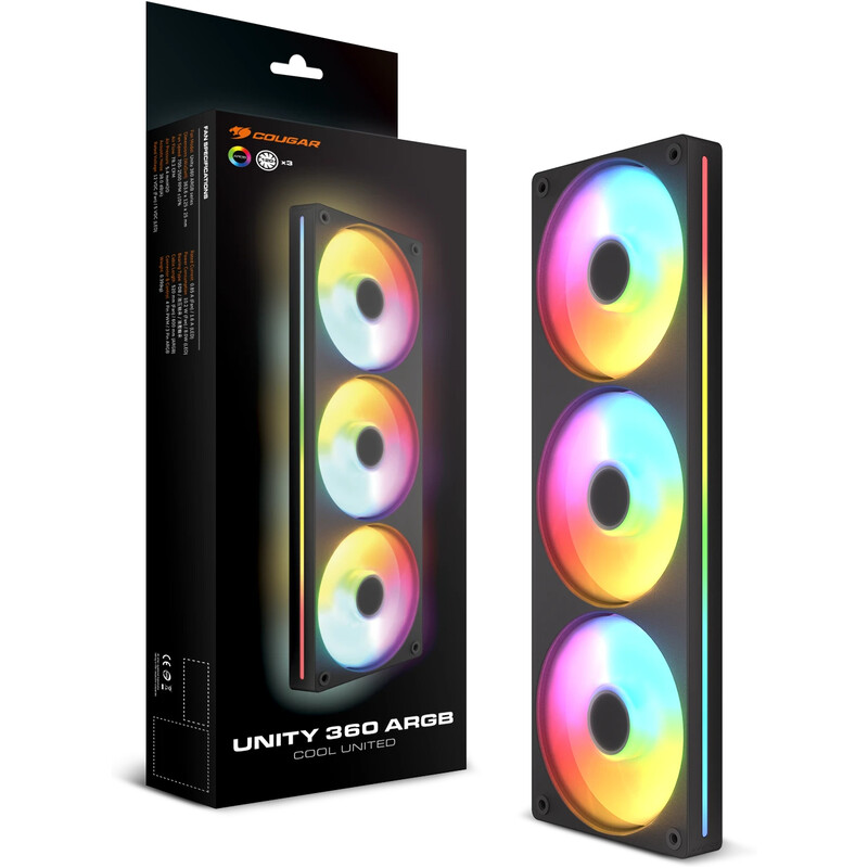 Вентилятор Cougar Unity 360-FB ARGB Black
