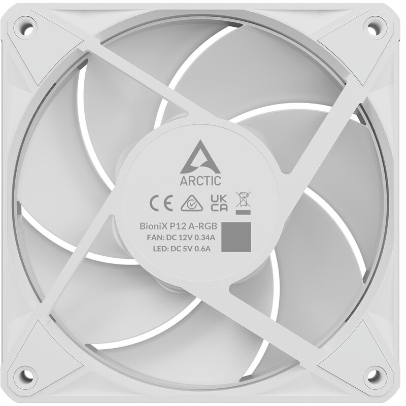 Вентилятор Arctic BioniX P12 A-RGB White (ACFAN00336A)