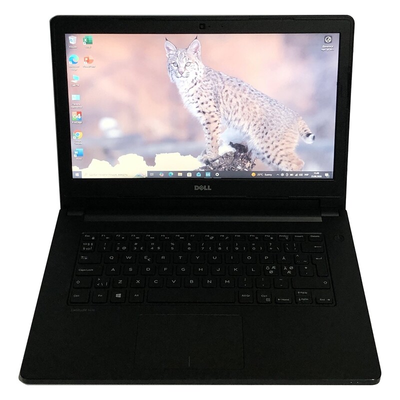 Ноутбук Dell Latitude 3470 / 14" (1366x768) / i3-6100U / 8GB / 128GB SSD / Win10Pro - Б/в