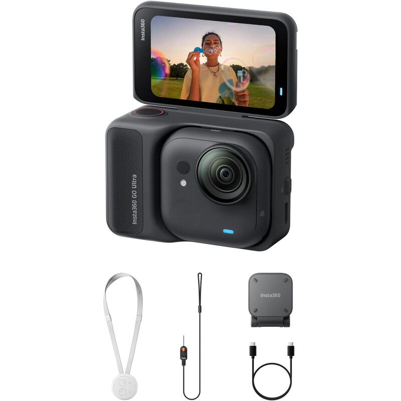 Екшн-камера Insta360 Go Ultra Standard Bundle Cosmic Black (CINSABEA/BLACK)