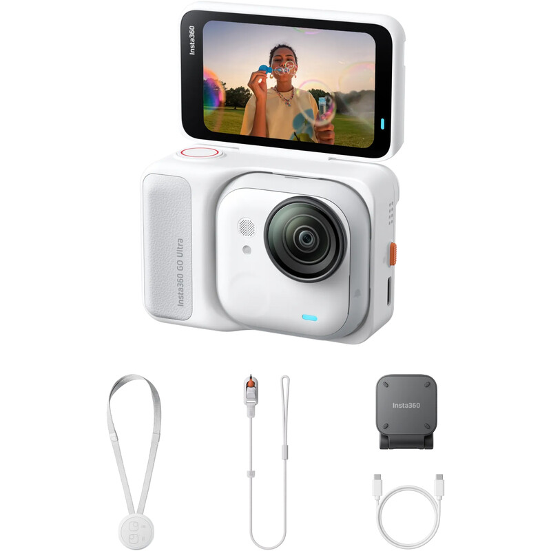 Екшн-камера Insta360 Go Ultra Standard Bundle Arctic White (CINSABEA/WHITE)