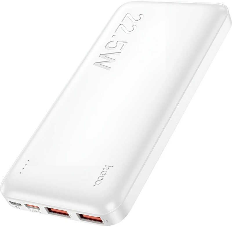 Універсальна мобільна батарея Hoco J101 Astute 10000mAh, 22.5W White (6931474782489)