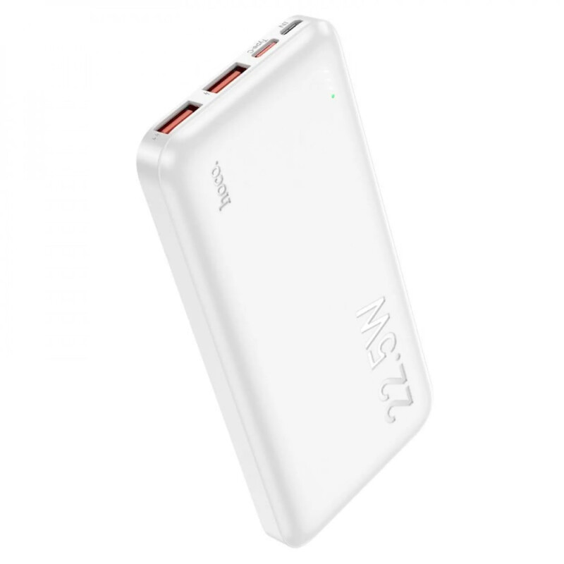 Універсальна мобільна батарея Hoco J101 Astute 10000mAh, 22.5W White (6931474782489)