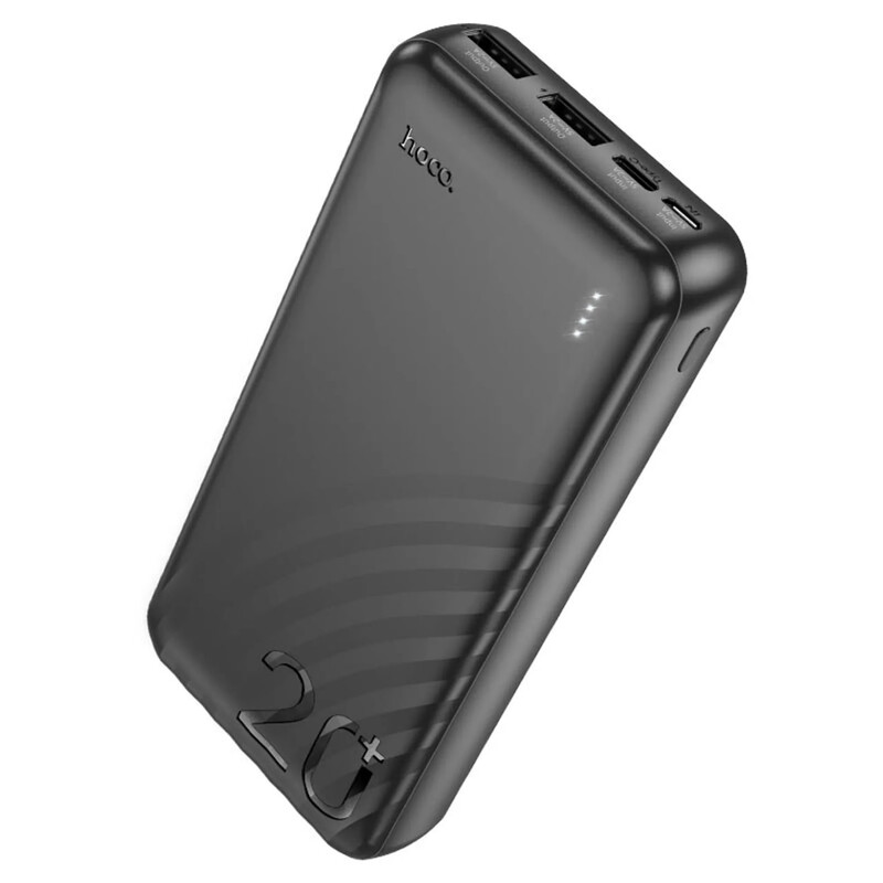 Универсальная мобильная батарея Hoco J123A Element 20000mAh, 10W Black (6942007612067)