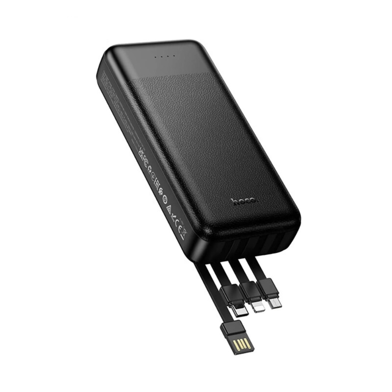 Универсальная мобильная батарея Hoco J163A Wonderful 20000mAh, 10W Black (6942007664592)