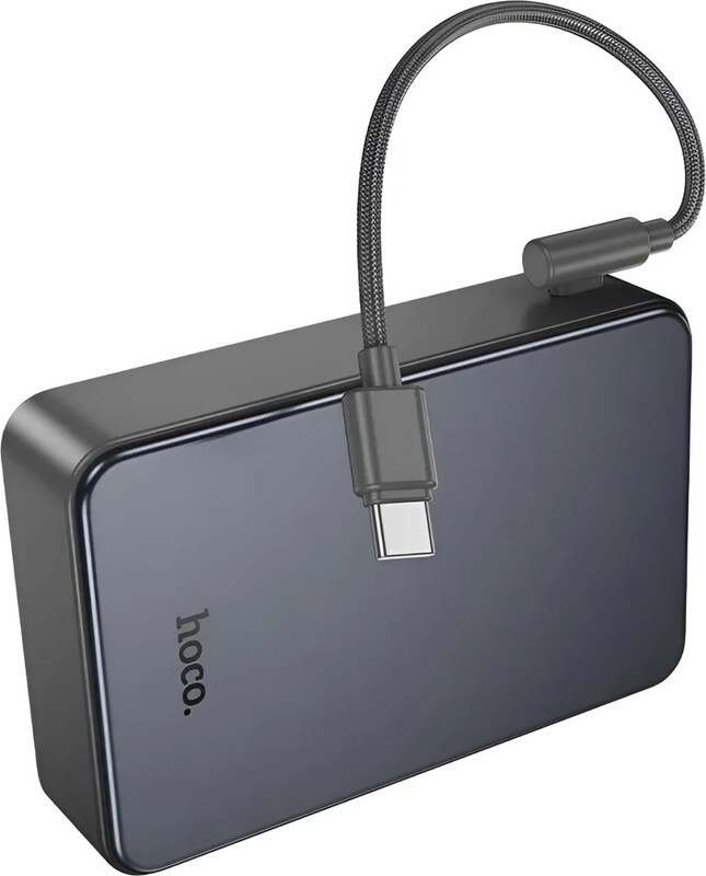 Универсальная мобильная батарея Hoco J170A Starlight 20000mAh, 22.5W Metal Grey (6942007672702)