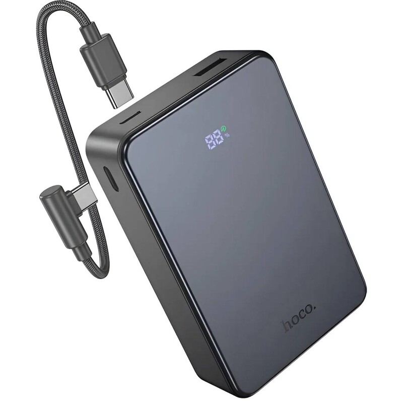 Универсальная мобильная батарея Hoco J170A Starlight 20000mAh, 22.5W Metal Grey (6942007672702)