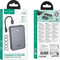 Фото - Универсальная мобильная батарея Hoco J170A Starlight 20000mAh, 22.5W Metal Grey (6942007672702) | click.ua