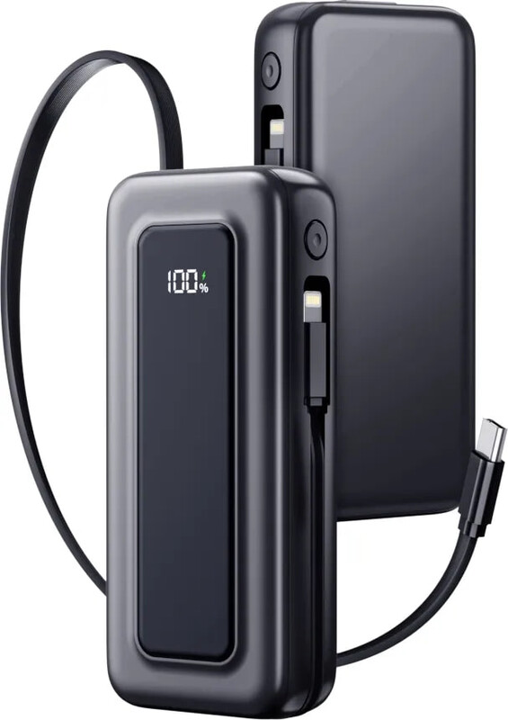Универсальная мобильная батарея Atria 10000mAh, 35W Black (WPD-35S)