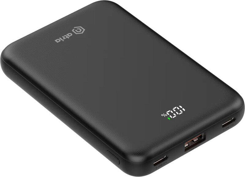 Универсальная мобильная батарея Atria 10000mAh, 22.5W Black (WPD-P91)