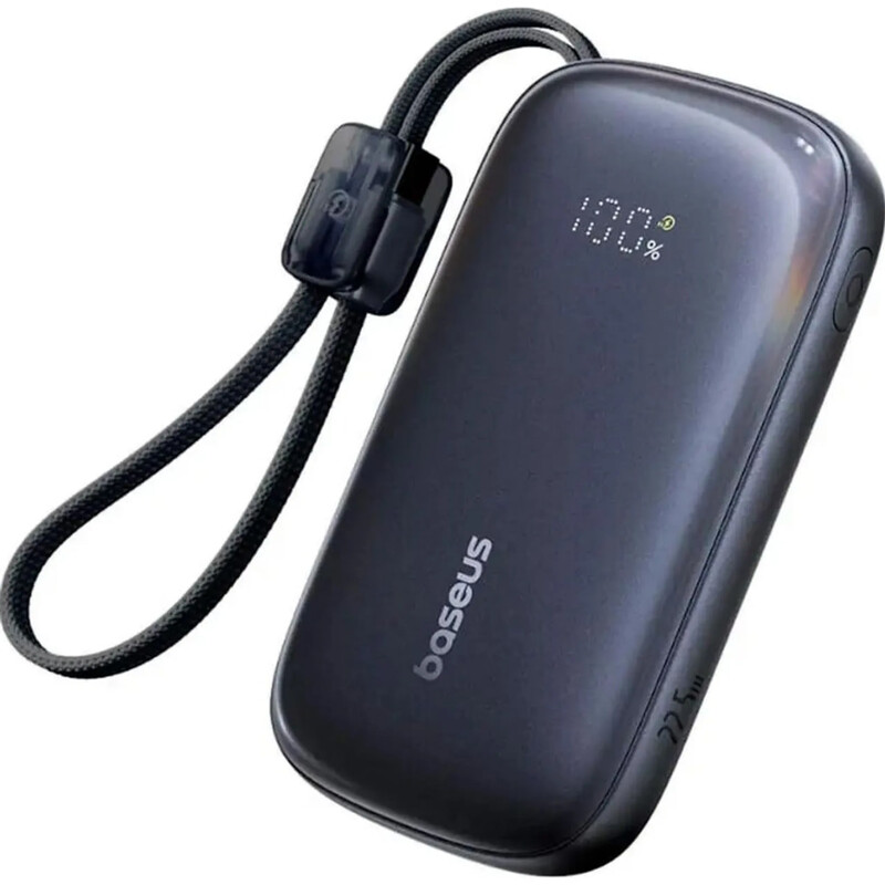 Универсальная мобильная батарея Baseus EnerFill FC21 Qpow 3 Ultra 20000mAh, 22.5W Cosmic Black (E0027M00)