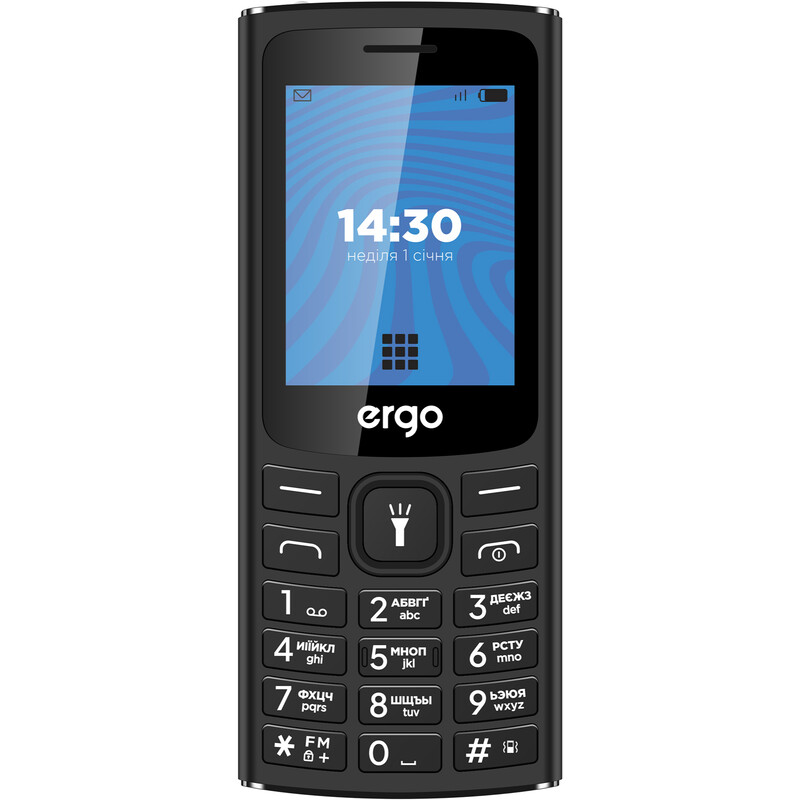 Мобiльний телефон Ergo E243 Dual Sim Black