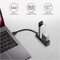 Фото - USB-хаб Axagon Mini hub SuperSpeed USB 1.2 м Black (HUE-M1AL) | click.ua