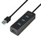 Фото - USB-хаб Axagon Charging hub USB3.0 Black (HUE-S2BL) | click.ua