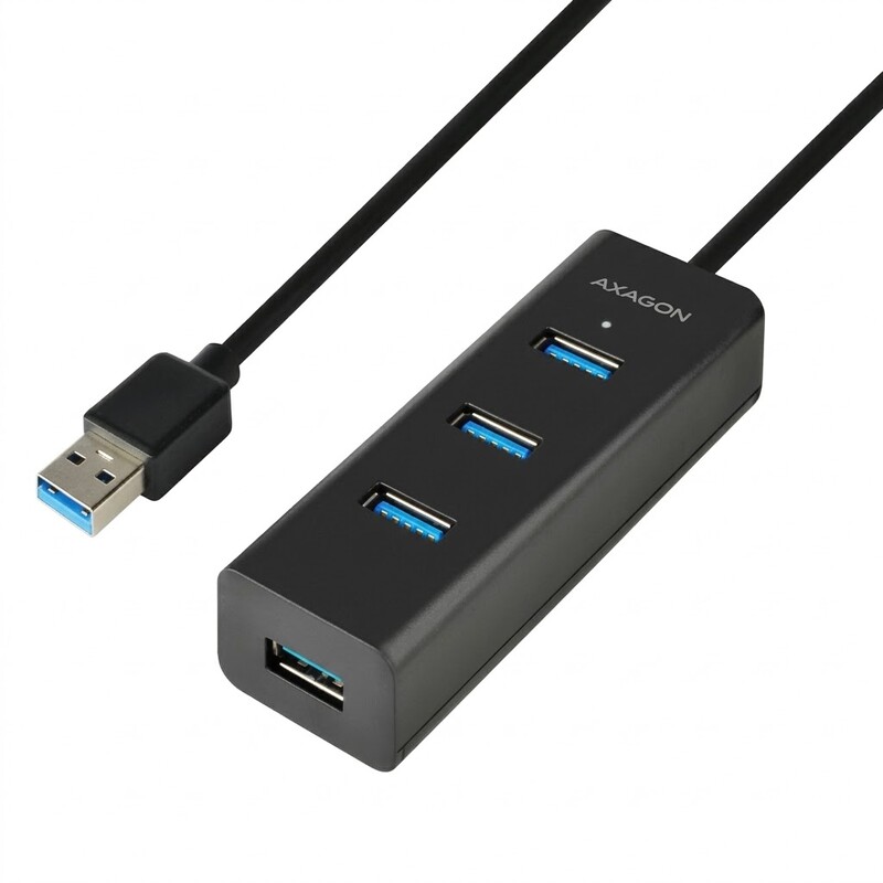 USB-хаб Axagon Charging hub USB3.0 Black (HUE-S2BP)