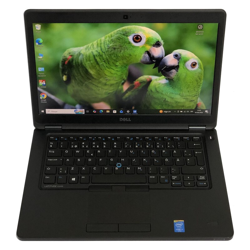 Ноутбук Dell Latitude E5450 / 14" FullHD IPS / i7-5600U / 8GB / 180GB SSD / NVidia GeForce GT 840M, 2GB / Win10Pro / 4G/LTE / Backlight / сканер отпечатка - Б/у