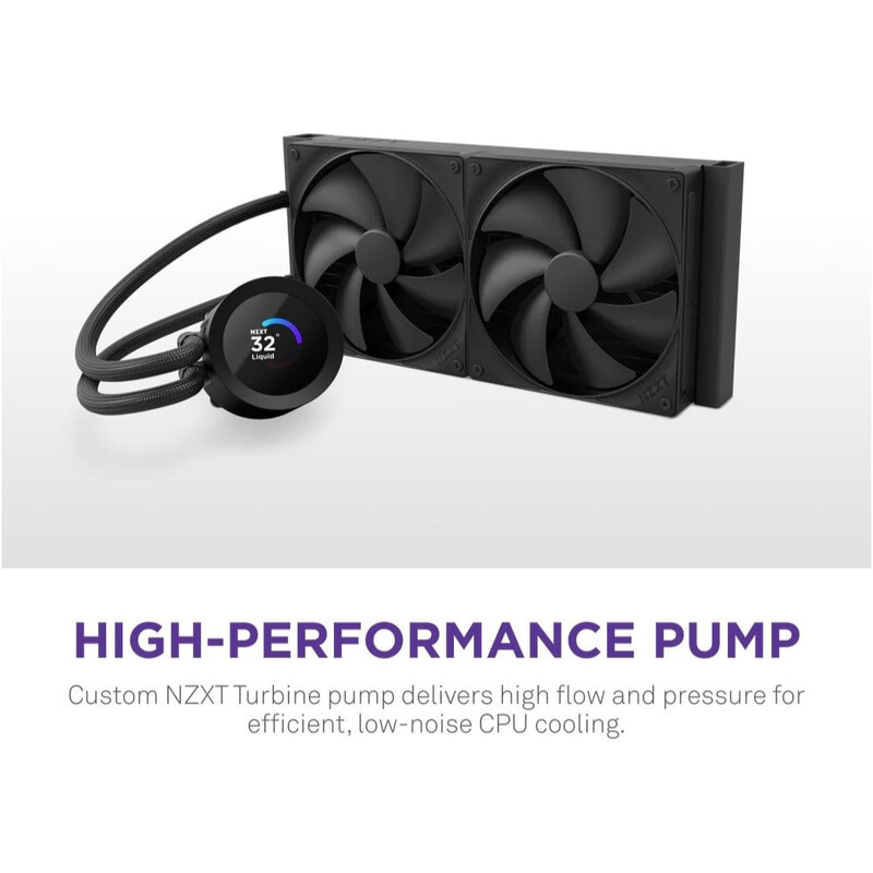 Система водяного охолодження NZXT Kraken Plus 240 Black (RL-KN240-B2)