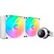 Фото - Система водяного охолодження NZXT Kraken 280 RGB White (RL-KR280-W1) | click.ua
