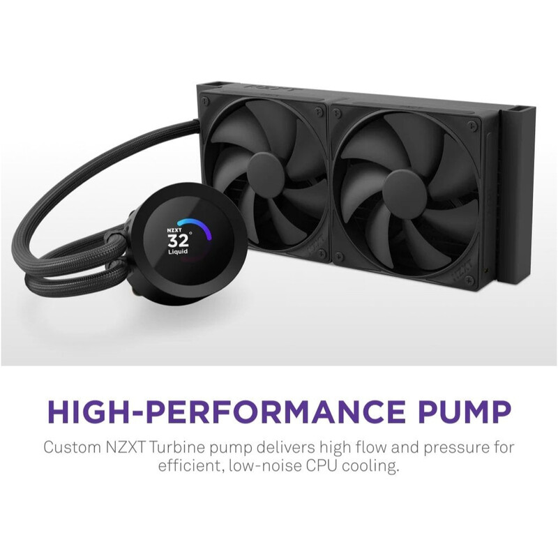 Система водяного охлаждения NZXT Kraken Plus 280 Black (RL-KN280-B2)