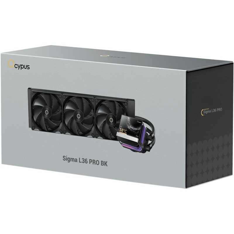 Система водяного охолодження Ocypus Sigma L36 Pro Black (SIGMA-L36-BK3ANWL00P-GL)