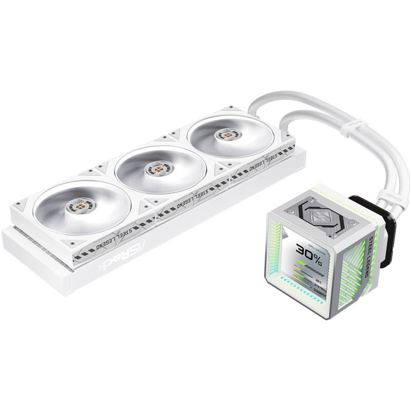 Система водяного охолодження ASRock Steel Legend 360 LCD White (Steel Legend 360 LCD)