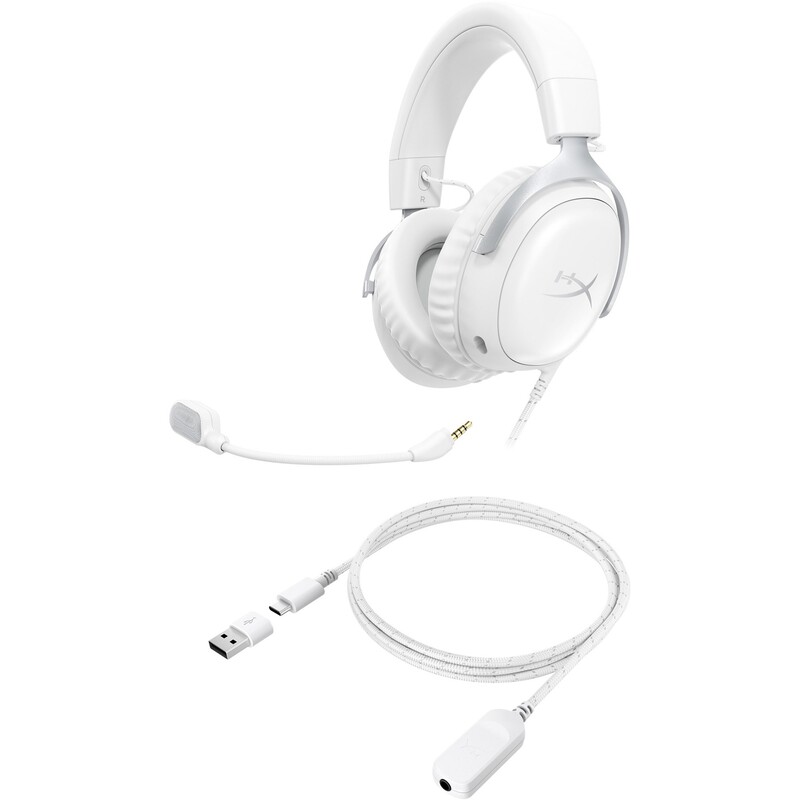 Гарнитура HyperX Cloud III White (BS7C1AA)
