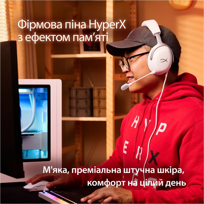 Гарнитура HyperX Cloud III White (BS7C1AA)