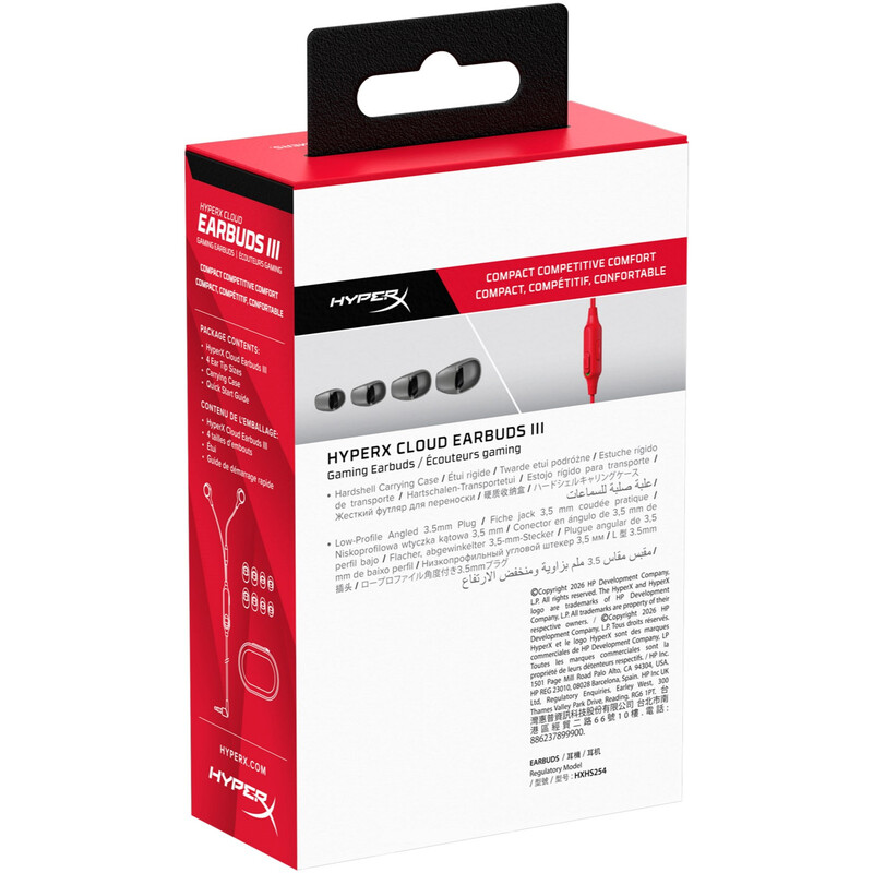 Гарнитура HyperX Cloud Earbuds III Red (BN7S0AA)