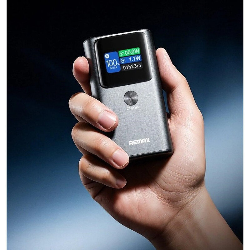 Універсальна мобільна батарея Remax Dinba 10000mAh, 55W Grey (6954851250074)