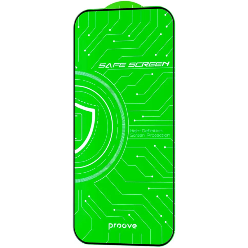 Защитное стекло Proove Safe Screen для Apple iPhone 12 Pro Max Black (PGPSS1I12PM1)
