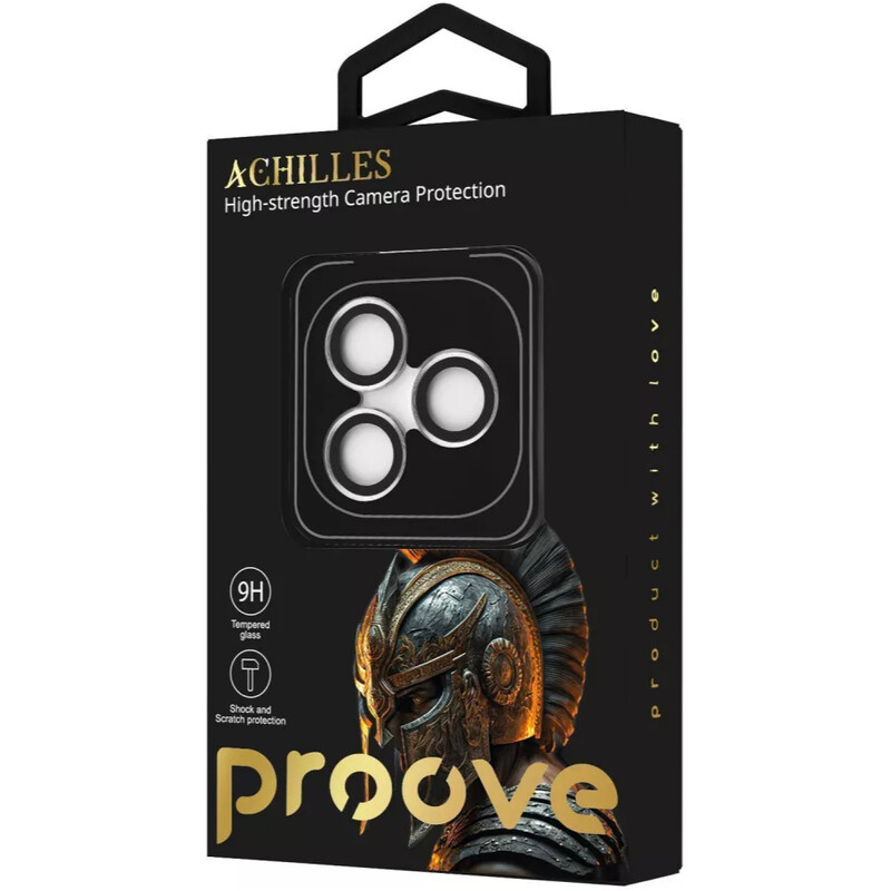 Защитное стекло Proove Achilles для камеры Apple iPhone 17 Pro/17 Pro Max Cosmic Orange (CPPAIP17PM30)