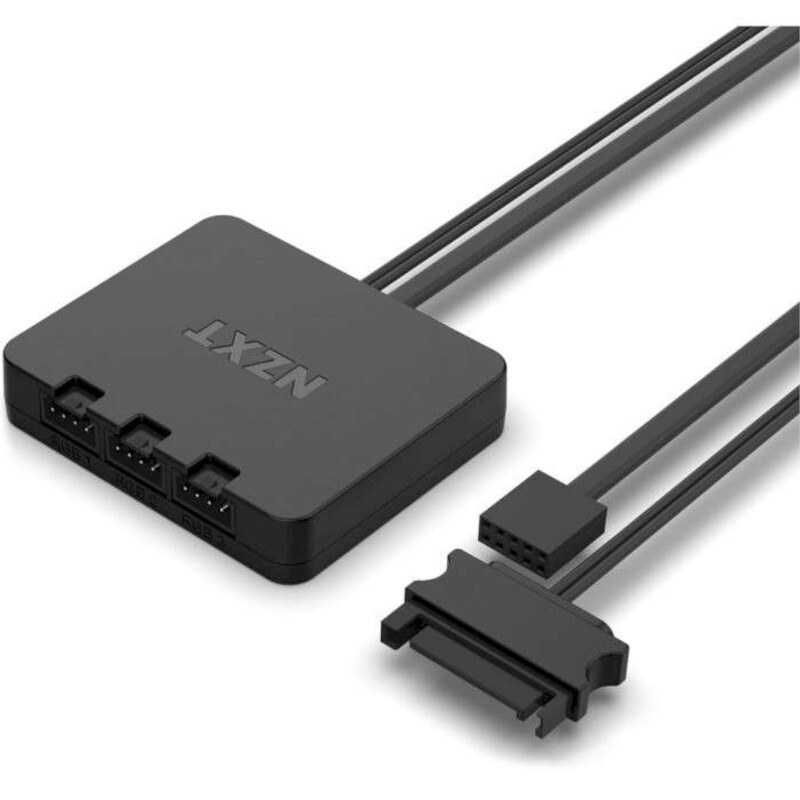 Вентилятор NZXT F140 RGB Twin Black (RF-R14DF-B1)
