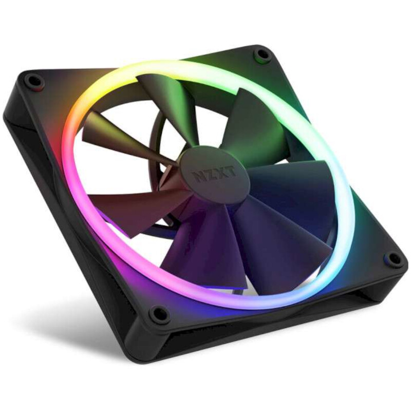 Вентилятор NZXT F140 RGB Twin Black (RF-R14DF-B1)