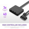 Фото - Вентилятор NZXT F140 RGB Duo White (RF-D14SF-W1) | click.ua