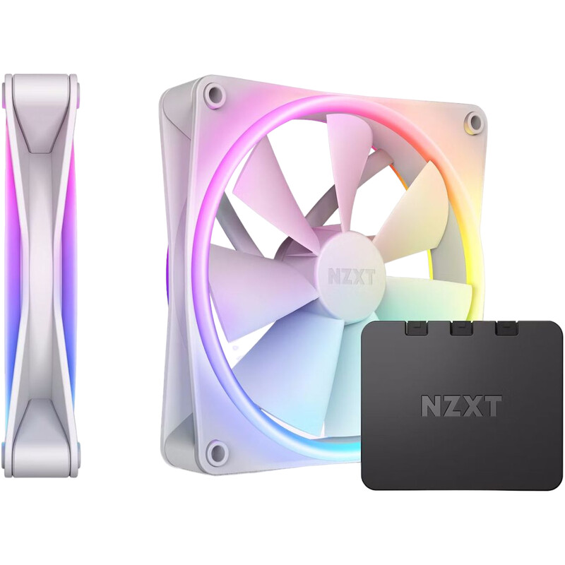 Вентилятор NZXT F140 RGB Duo Twin Pack White (RF-D14DF-W1)