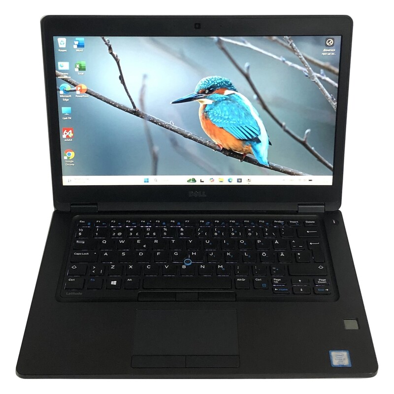 Ноутбук Dell Latitude 5480 / 14" FullHD IPS / i7-7600U / 8GB / 256GB SSD / NVidia GeForce 930MX, 2GB / Win11Pro / Backlight / сканер отпечатка - Б/у
