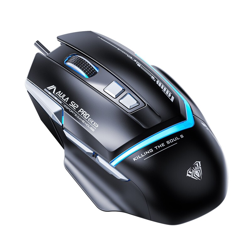 Миша Aula S12 Pro Black (6948391214375)