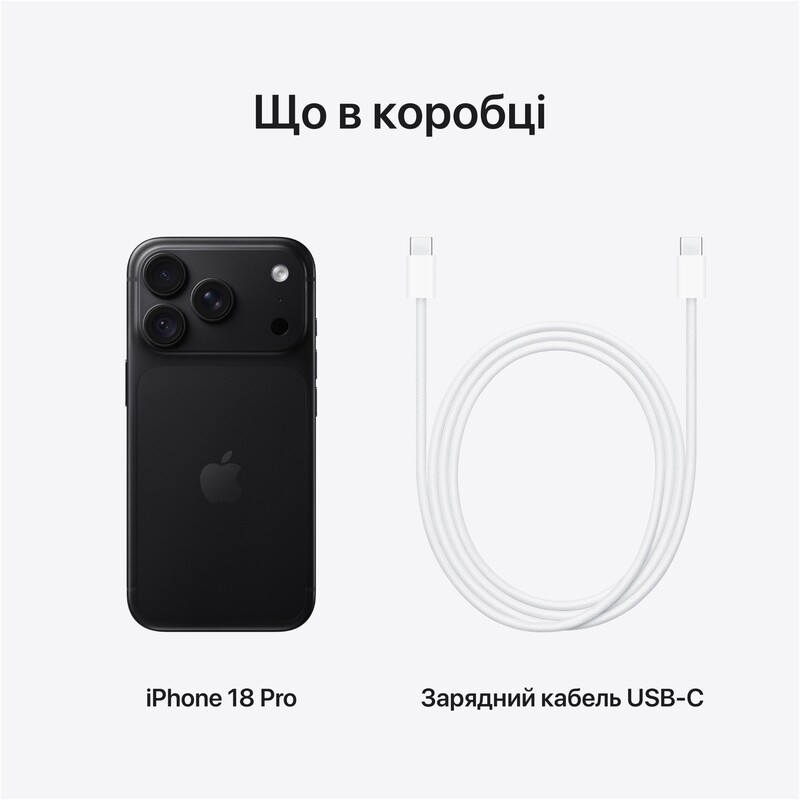 Смартфон Apple iPhone 18 Pro 256GB Black (MJRP4AF/A)