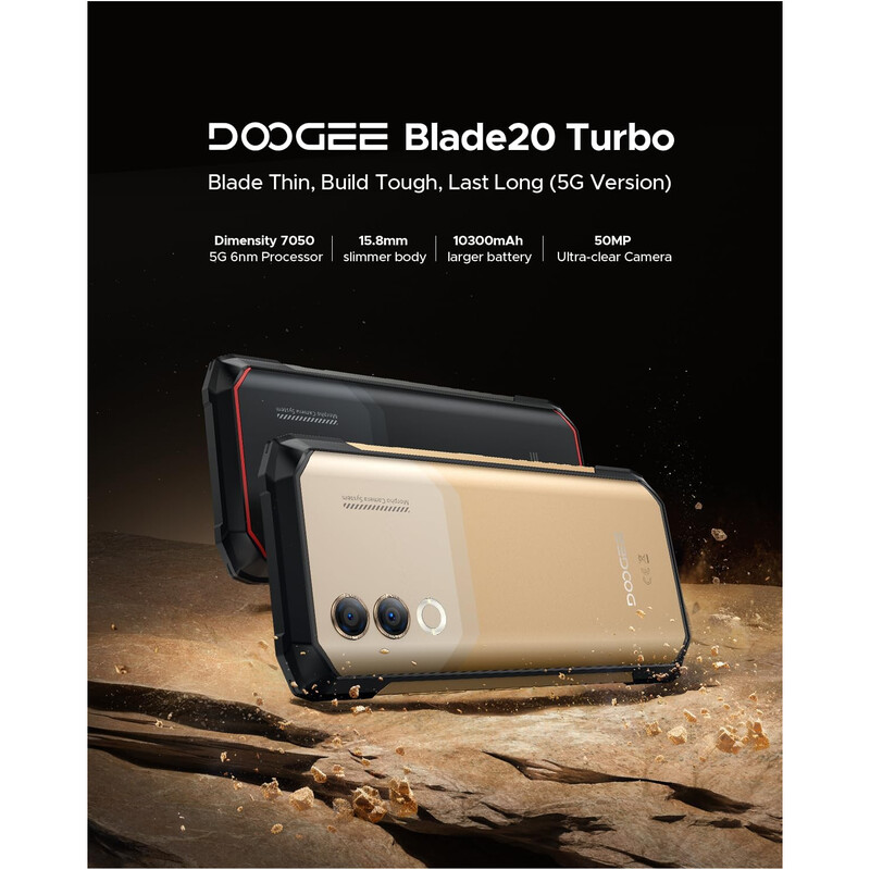 Смартфон Doogee Blade20 Turbo 8/256GB Gold