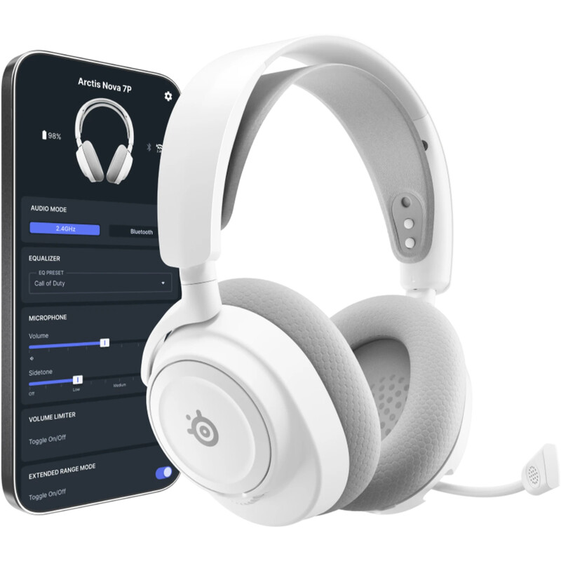 Bluetooth-гарнітура SteelSeries Arctis Nova 7P Gen 2 Wireless White (61745)