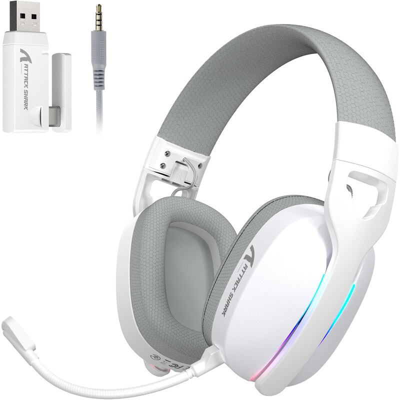 Bluetooth-гарнітура Attack Shark L90 Wireless White (L90W_AS)