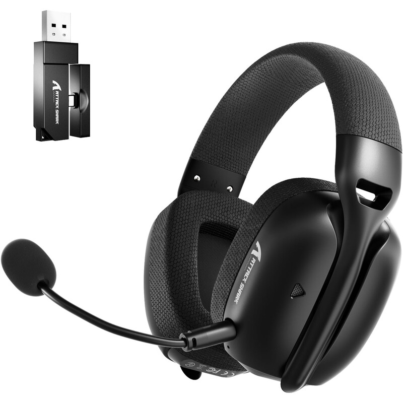 Bluetooth-гарнітура Attack Shark L80 Pro Wireless Black (L80PROB_AS)