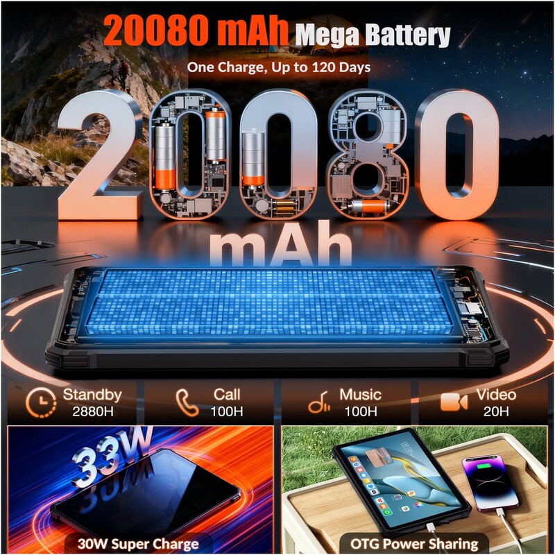 Планшет Orcatab WT1 Pro 6/256GB Black