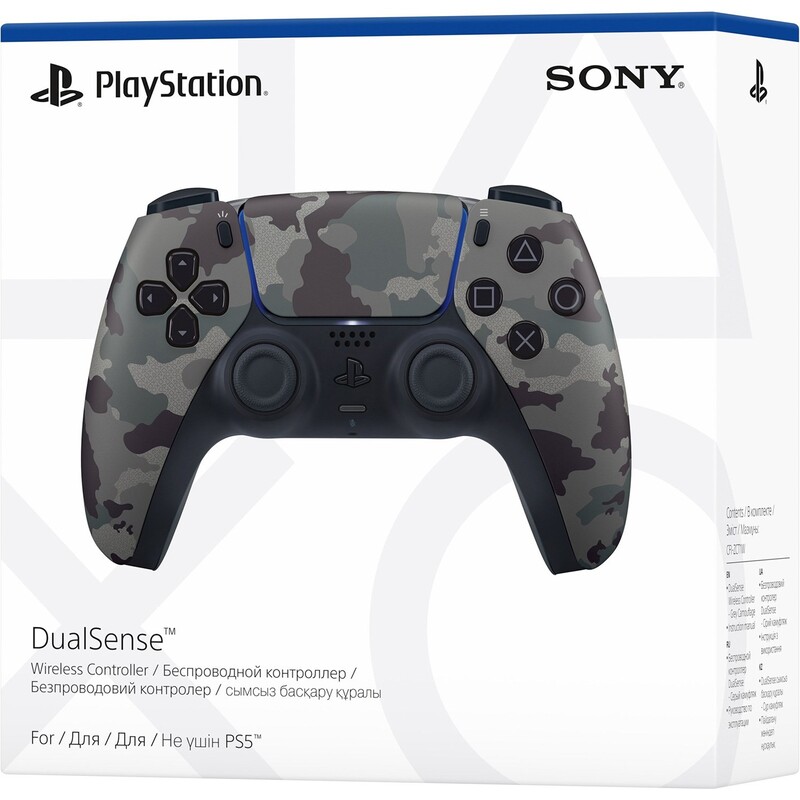 Геймпад бездротовий Sony PlayStation 5 DualSense Grey Cammo (1000050561)