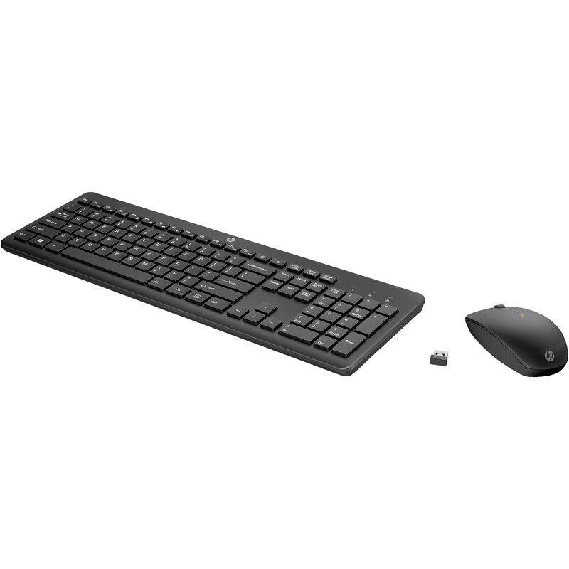 Комплект (клавіатура, миша) бездротовий HP 235 Black (1Y4D0UT)