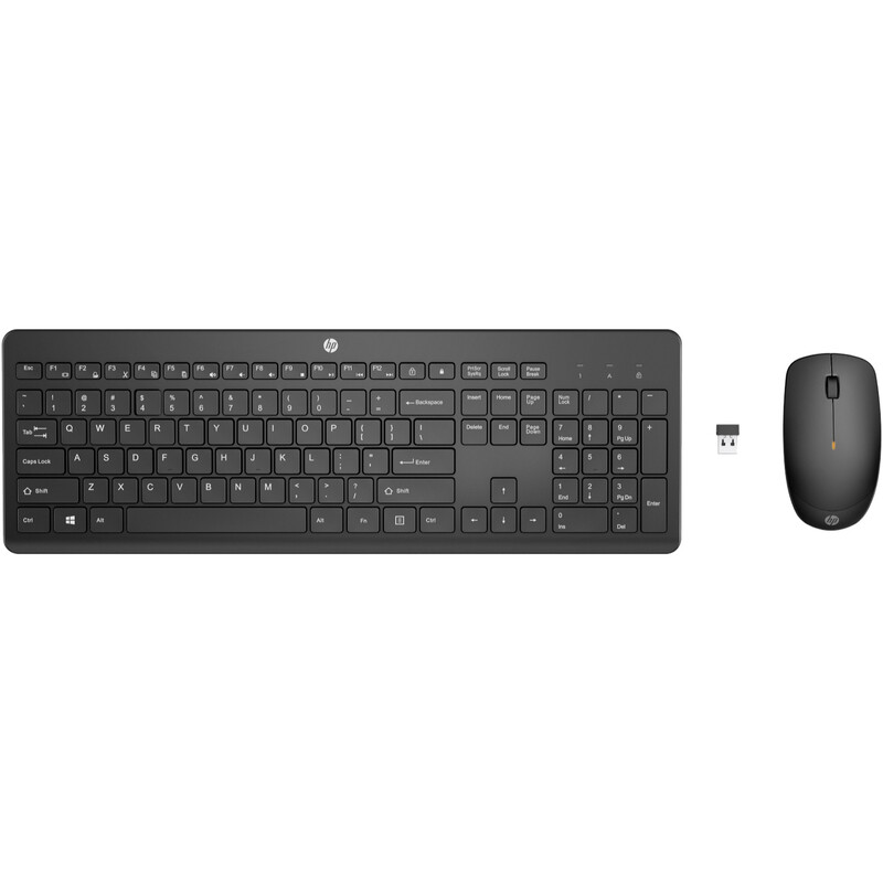 Комплект (клавіатура, миша) бездротовий HP 235 Black (1Y4D0UT)
